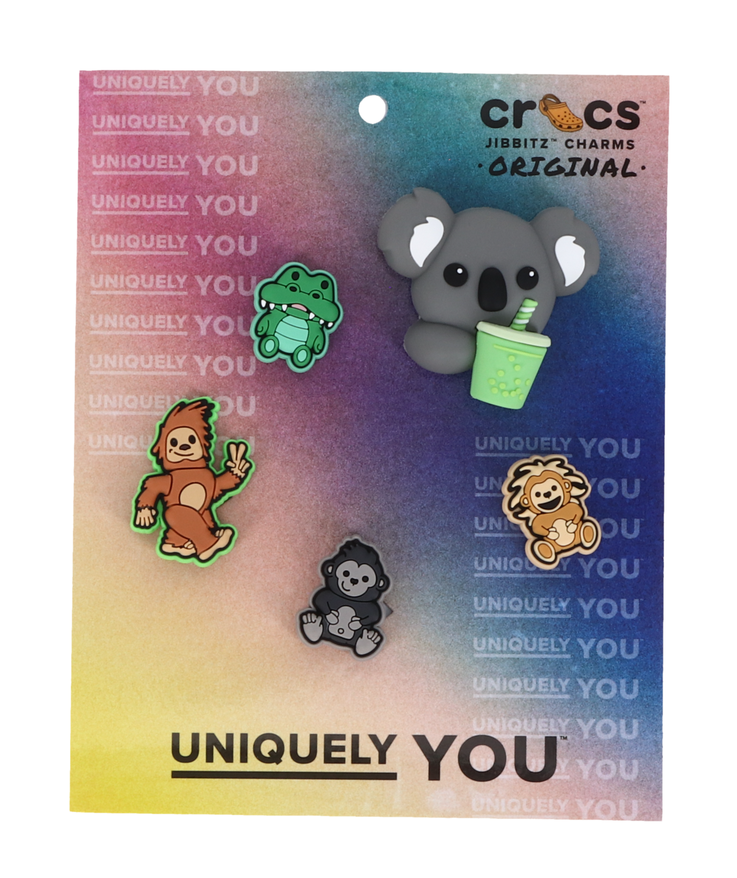 Jibbitz™ Cute Baby Safari Animals 5-Pack