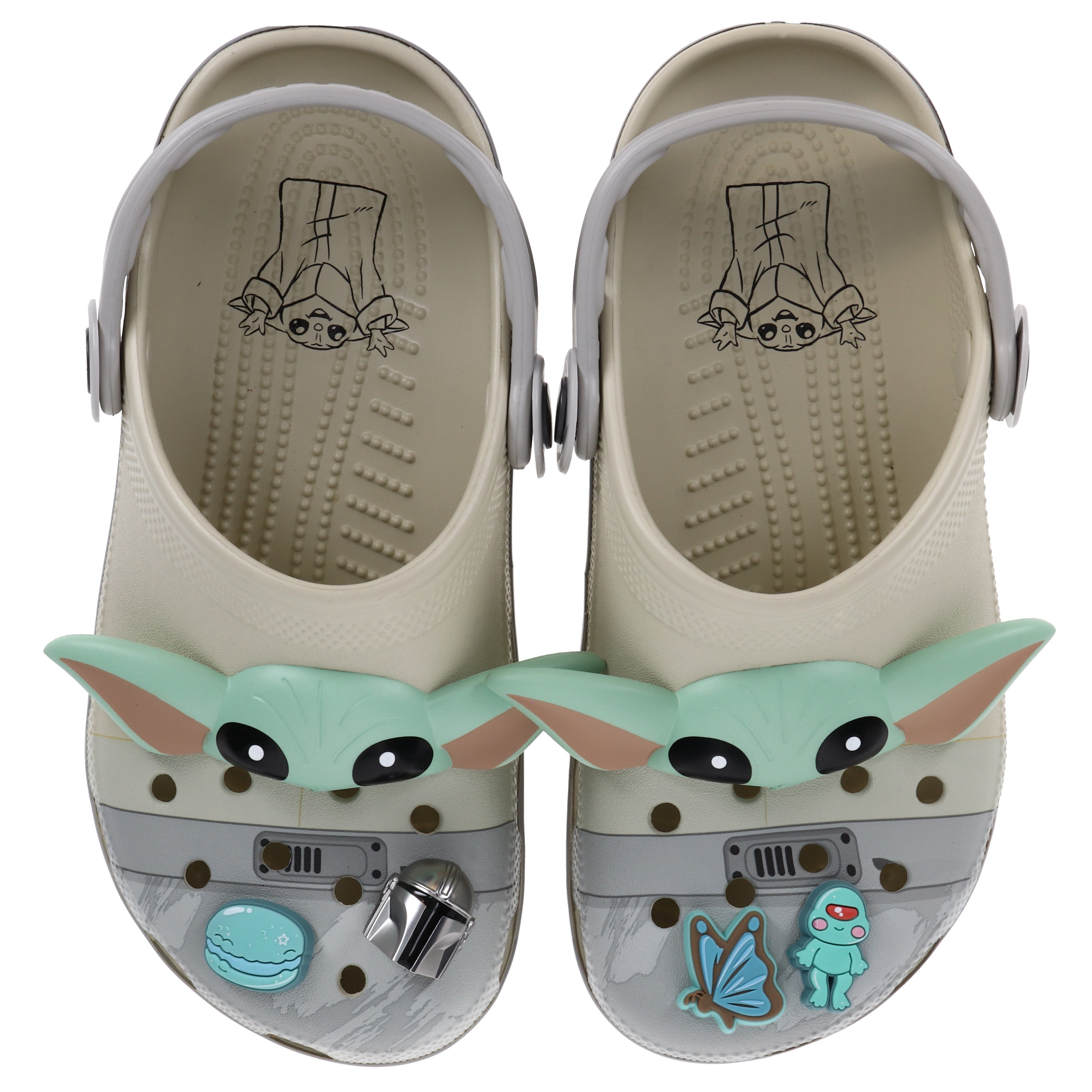 Classic Clog Baby Yoda Jibbitz For Crocs Kids' Grogu Classic Clog