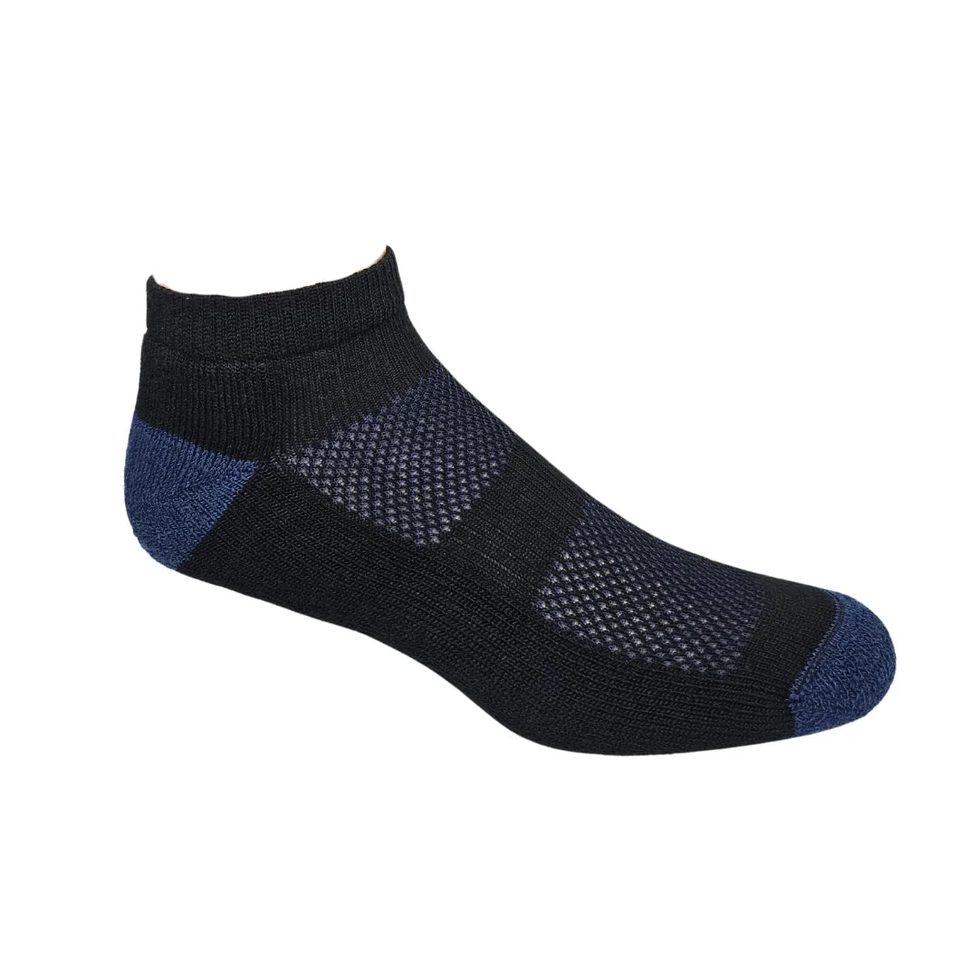 Adult Merino Wool Mesh Hiker Ankle Socks