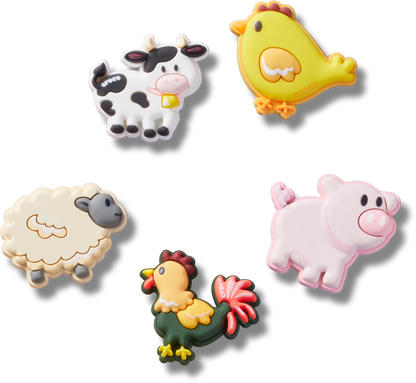 Jibbitz™ Farm Friend Animals 5-Pack
