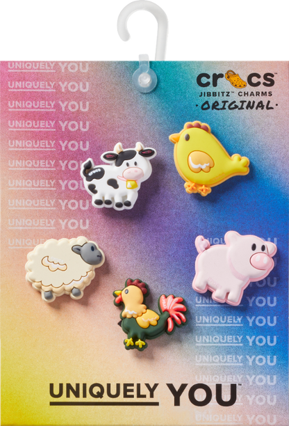 Jibbitz™ Farm Friend Animals 5-Pack