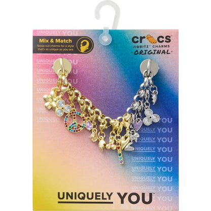 Jibbitz™ Gold Silver Adjustable Chain