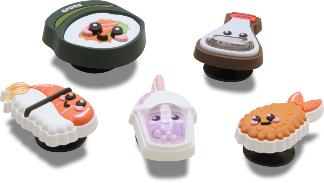 Jibbitz™ Sushi Dinner 5-Pack