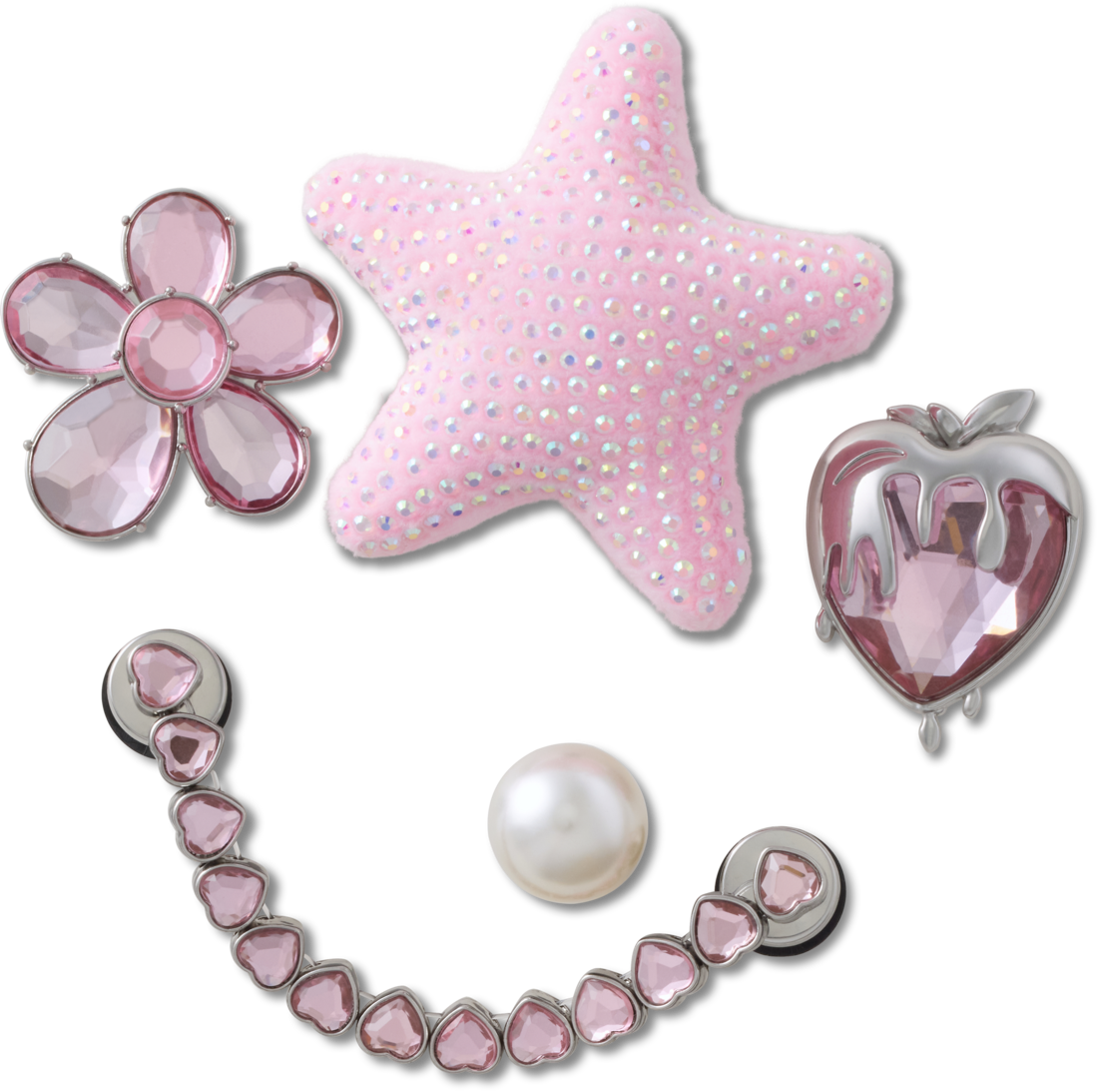 Jibbitz™ Floral and Pearl 5-Pack