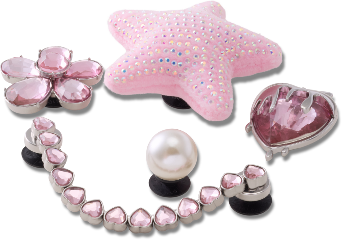 Jibbitz™ Floral and Pearl 5-Pack