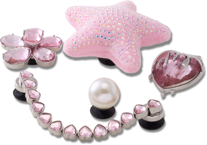 Jibbitz™ Floral and Pearl 5-Pack