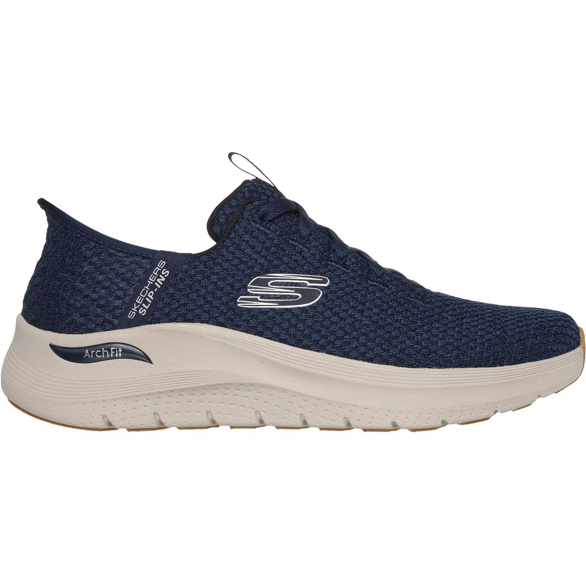 Skechers Arch Comfort Flex Men\'s Size 13 Slip-On Shoes Navy‎ Relaxed Fit 66751S Skechers Arch Comfort Flex Men\ main image 4