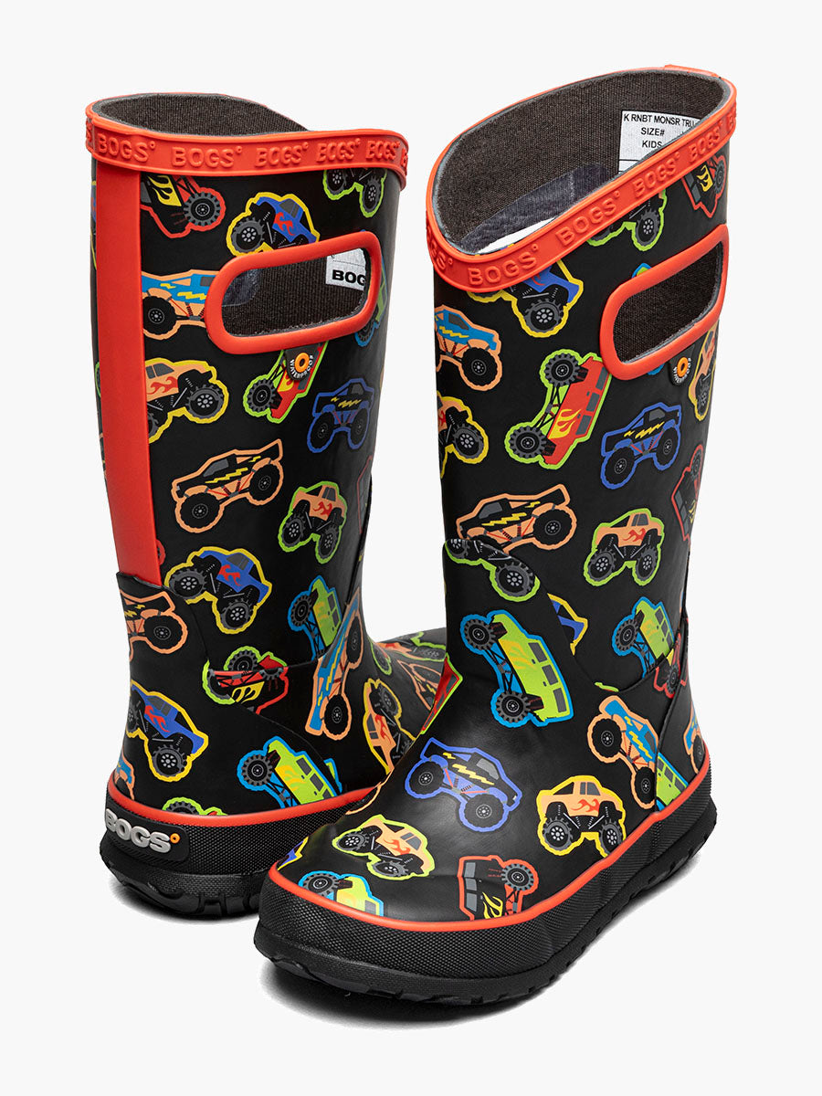 Kids' Rainboot Monster Trucks