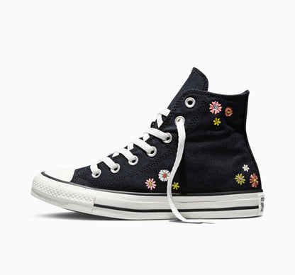 Women's CT All Star Embroidered Floral High Top