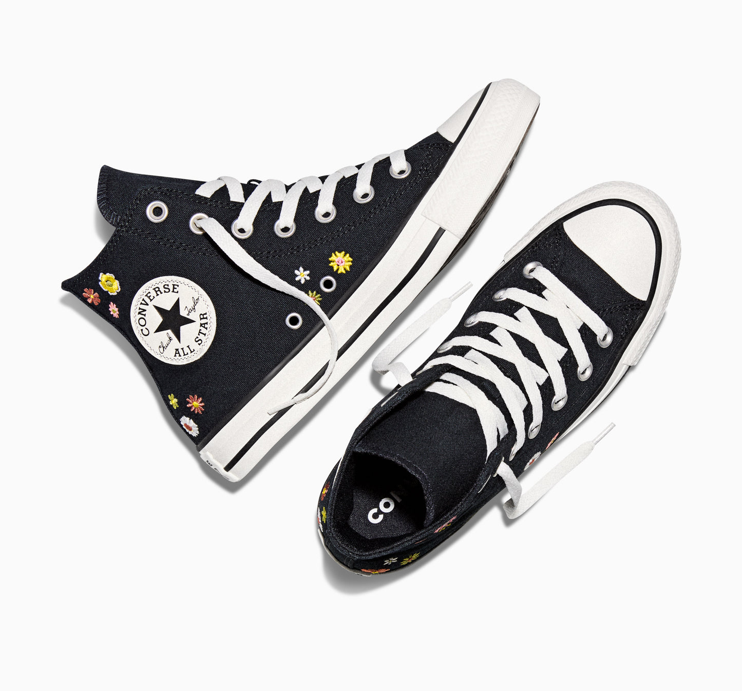 Women's CT All Star Embroidered Floral High Top