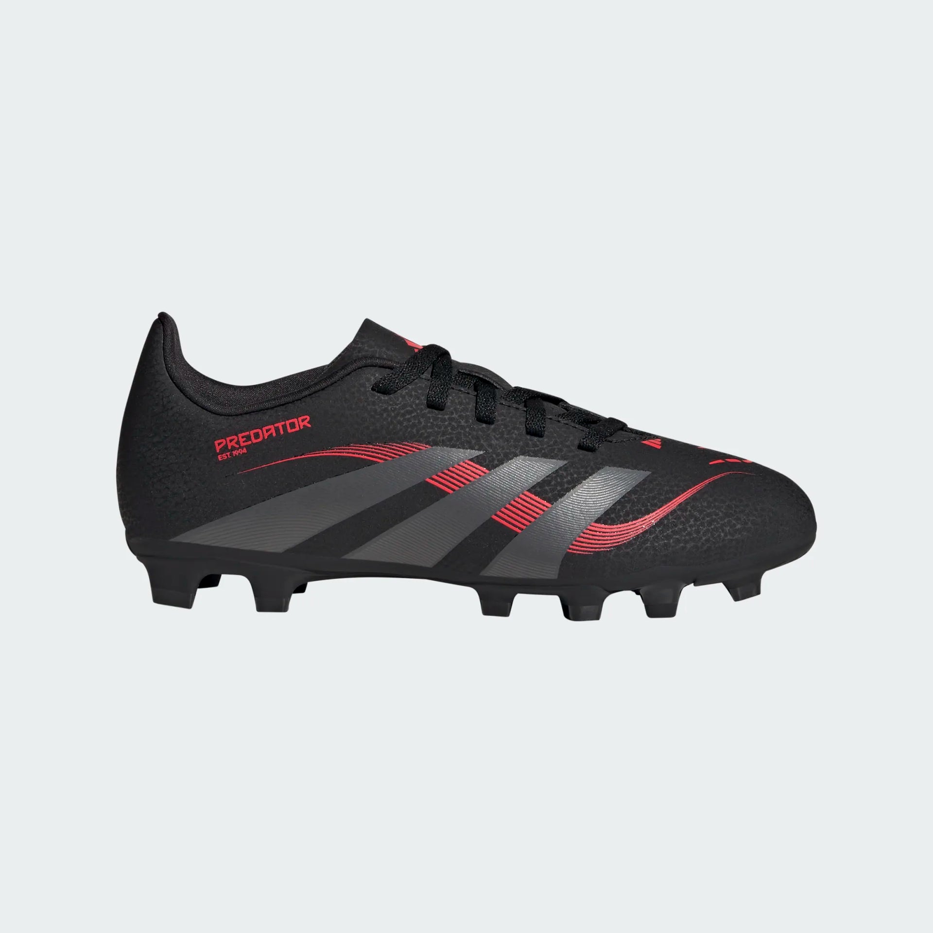  Predator サッカーシューズ ブラック/レッド RED TAG - Kids' Predator Club FXG Soccer – Emille Shoes