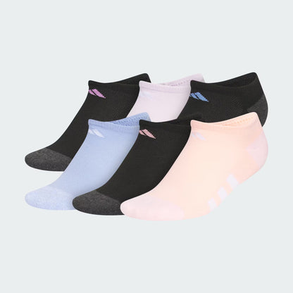 Kids' Athletic Cushioned No-Show 6-Pack