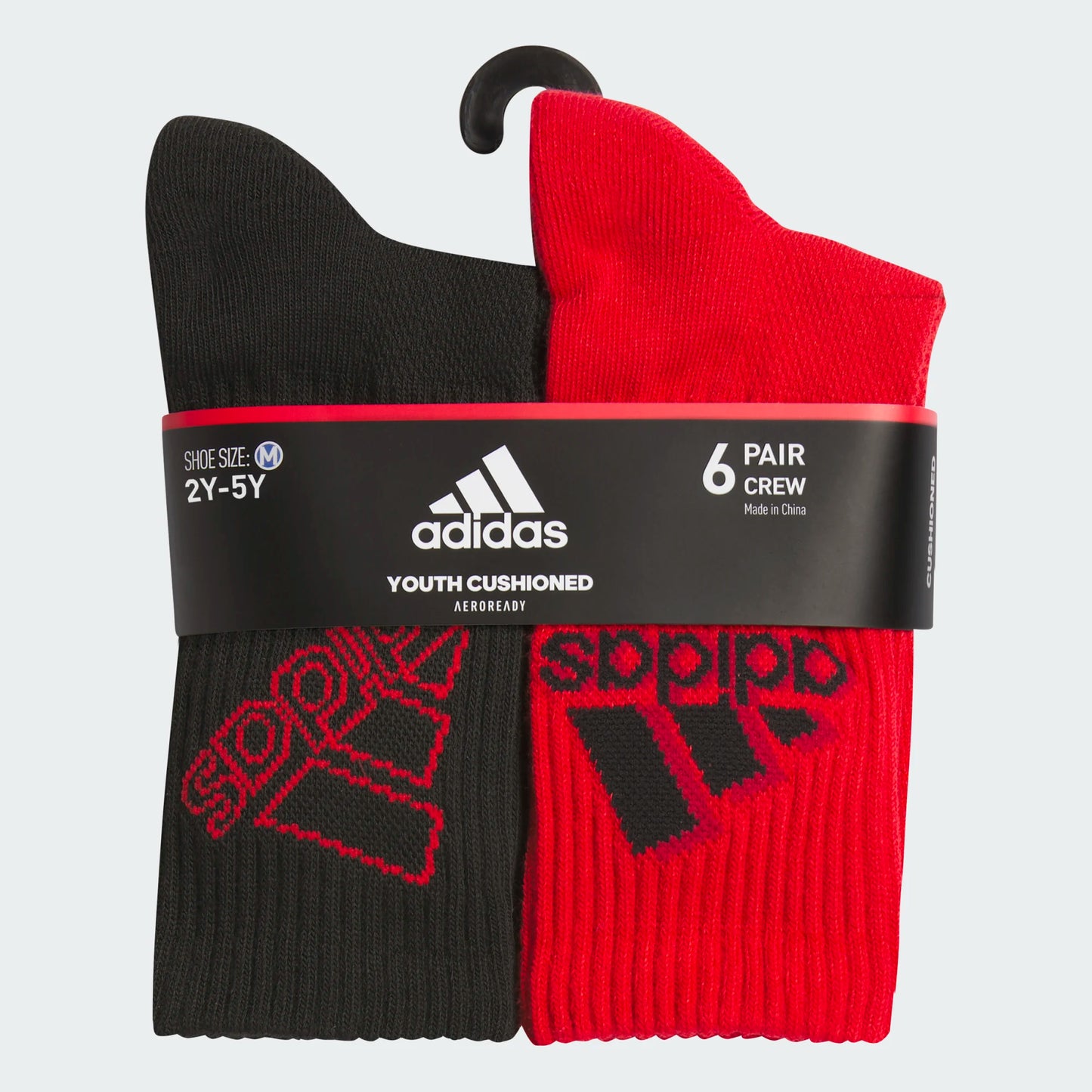 Kids' Cushioned Mixed 2.0 Crew Socks 6-Pack