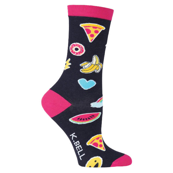 Women's Fashion Patches Crew Socks