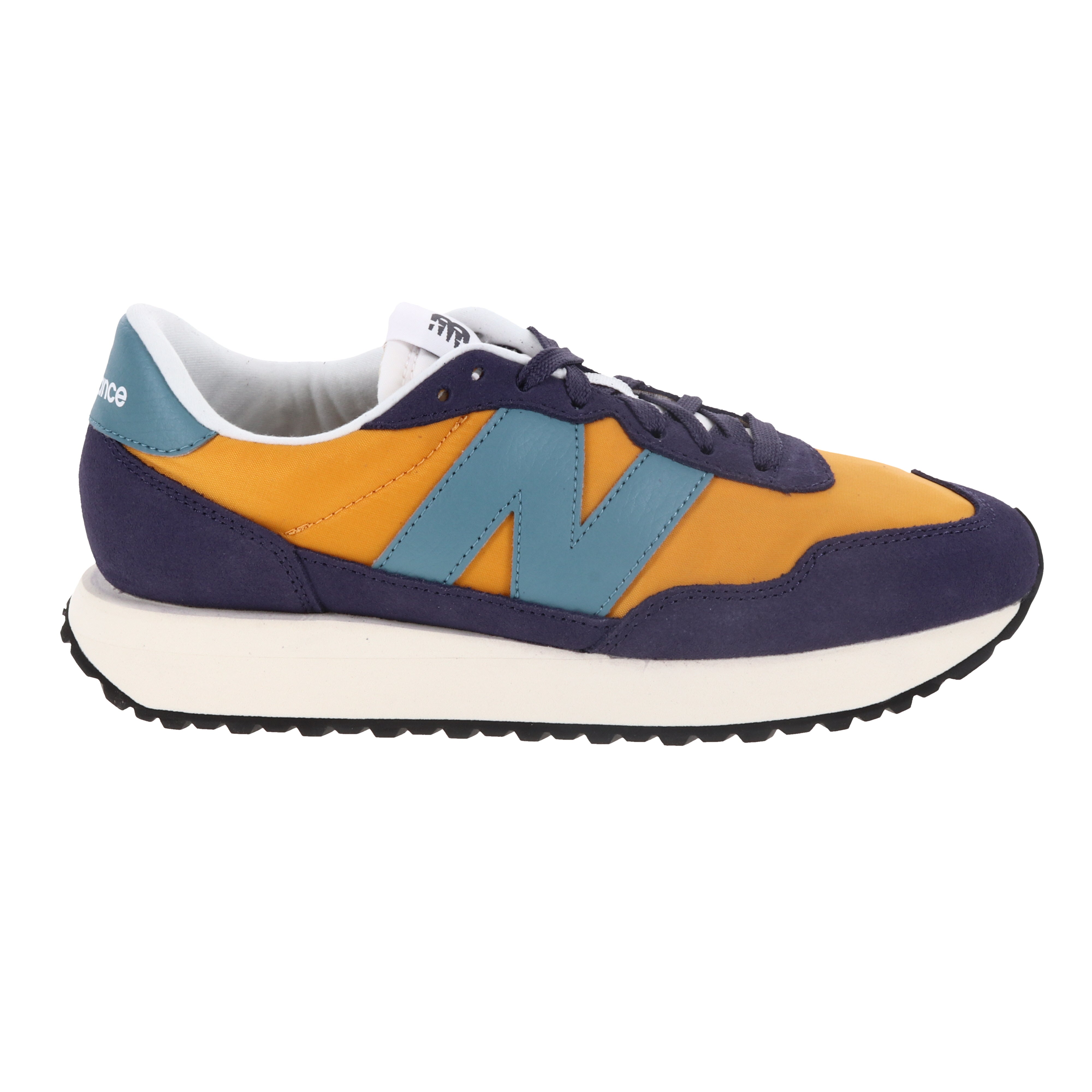 New balance blue outlet and orange shoes